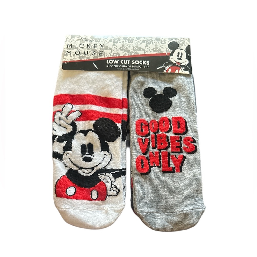 Mickey Mouse Low Cut Socks